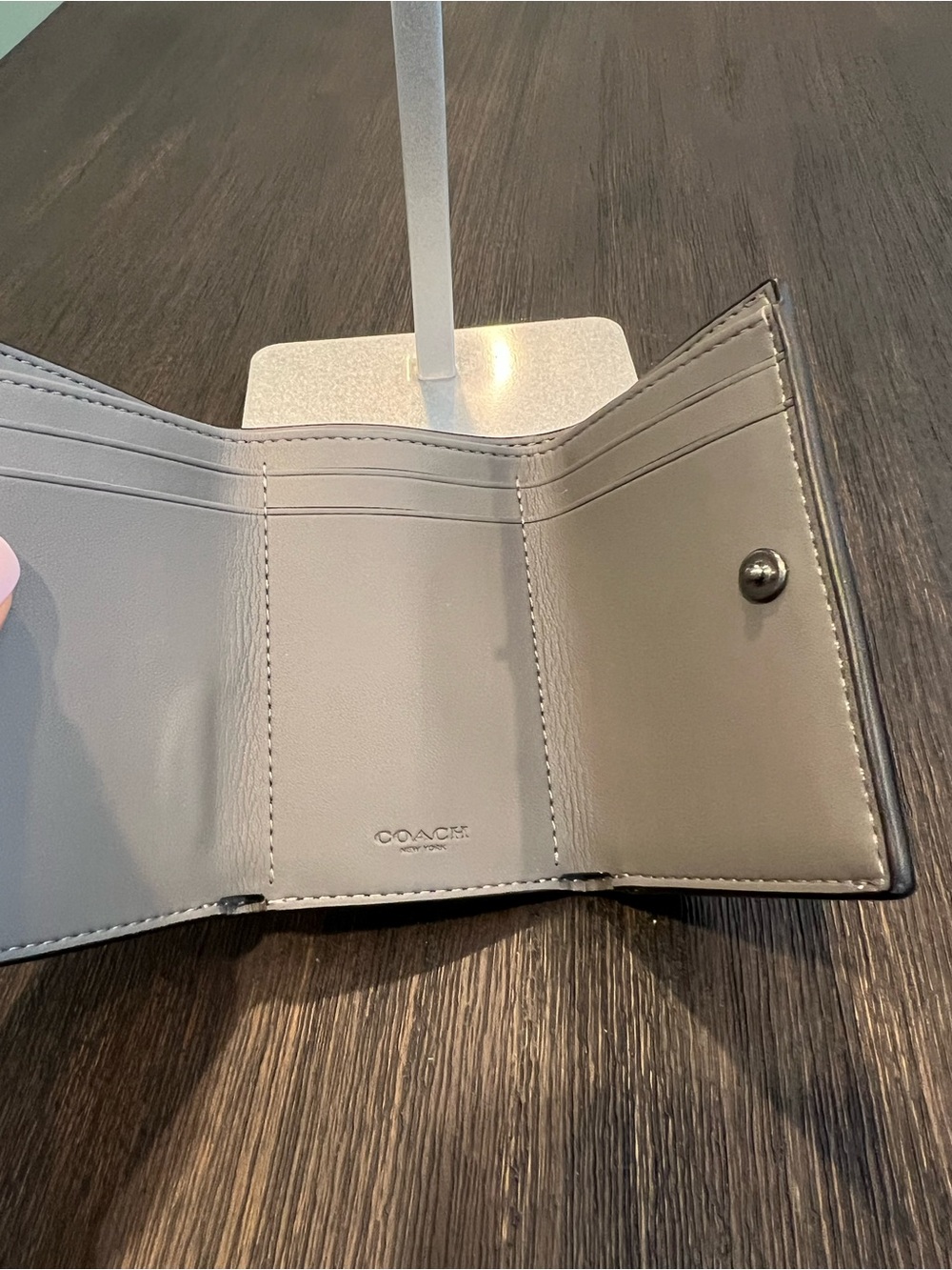 Coach Mini Trifold Wallet - Picture 8 of 8
